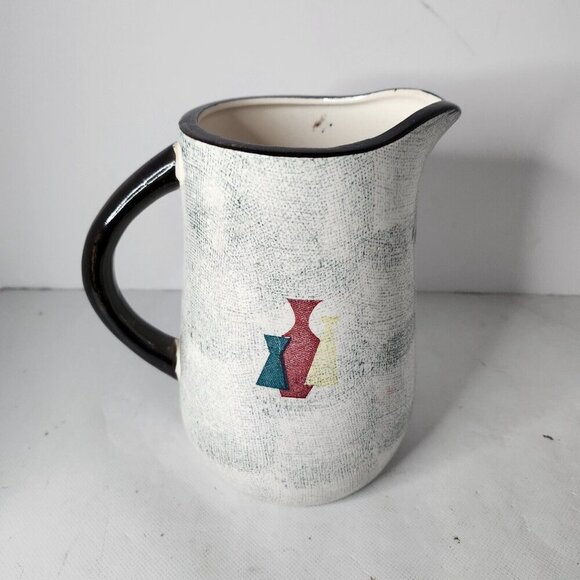 Vintage Capri by Royal Sealy Japan Water Juice Pitcher Ceramic Hand Painted - Picture 5 of 10